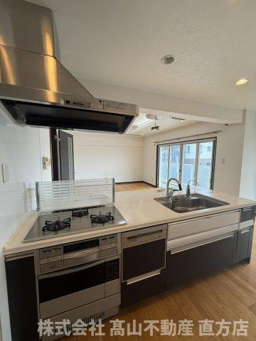 直方市大字感田の賃貸マンションのキッチン