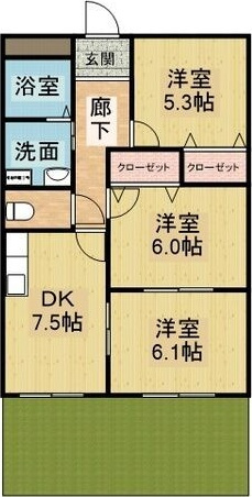 ヒバリハイツの間取り