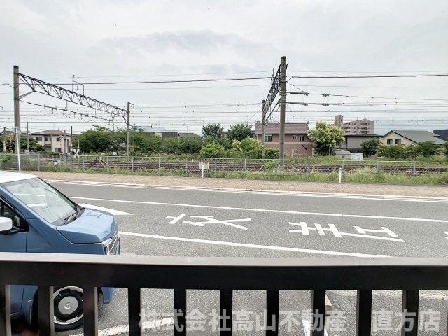 直方市大字山部のアパートの展望
