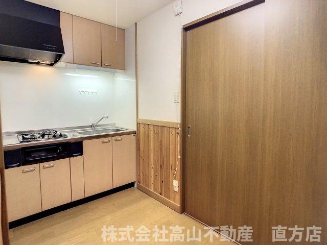 直方市大字山部のアパートの居間・リビング