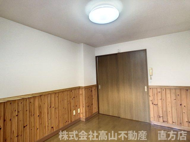 直方市大字山部のアパートの寝室