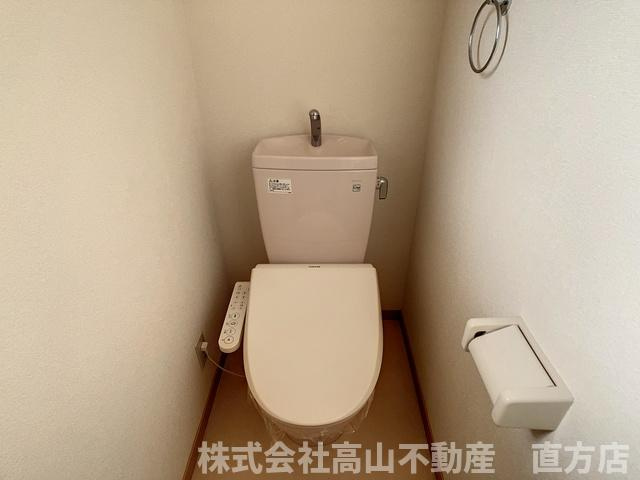 直方市大字感田のアパートのトイレ