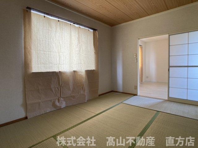 直方市大字感田のアパートの寝室