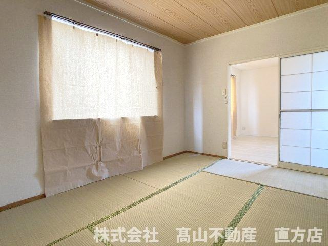 直方市大字感田のアパートの和室