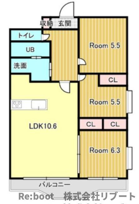 西船橋スクエアガーデンの間取り