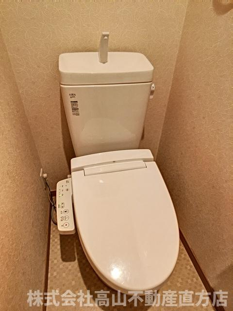 直方市大字感田のアパートのトイレ