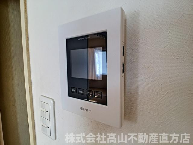 直方市大字感田のアパートのセキュリティ