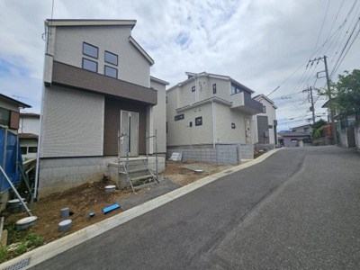 【前面道路含む現地写真】 | 伊勢原市東大竹　全５棟　新地住宅