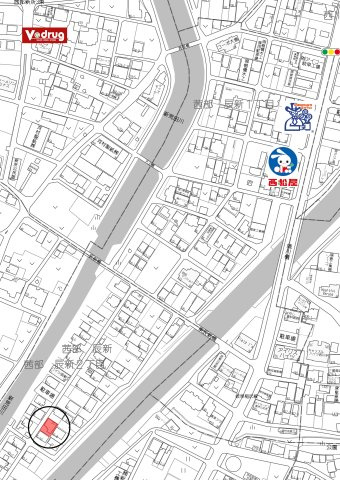 中古住宅　茜部辰新2丁目の地図