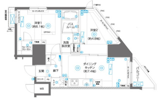【間取り】 | ＺＯＯＭ駒込 | 間取りです。