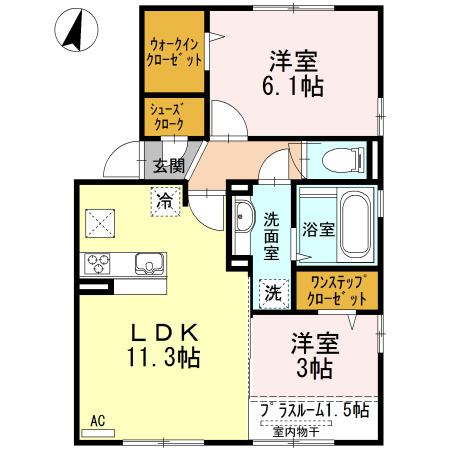 ベルフォーレの間取り