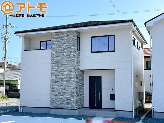 【外観】 | 清水区三保松原町2期　新築戸建　2号棟 | どっしりとした外観は安心感のあるマイホームを実感できますね♪