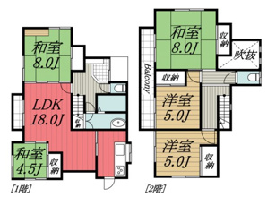 【間取り】 | 南ヶ丘戸建