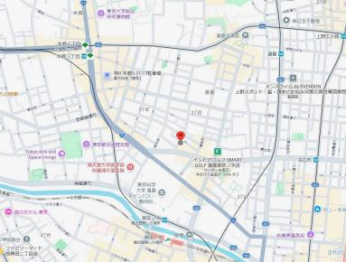 文京区湯島２丁目の事務所の地図