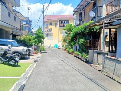 【前面道路含む現地写真】 | 田口一丁目　中古テラスハウス