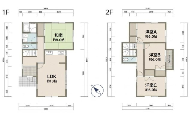 【間取り】 | 久喜市西大輪5丁目　中古戸建