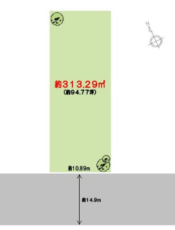 【土地図】 | 学文殿町２丁目　売土地