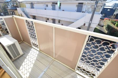 シティハイツＳＵＺＵＫＩ　Ⅱのバルコニー|南向きのバルコニーです