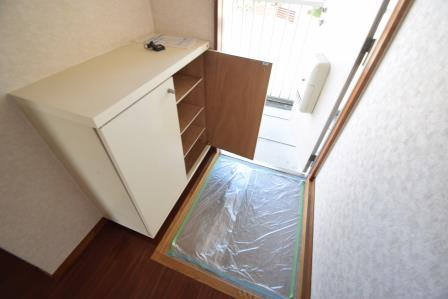 シティハイツＳＵＺＵＫＩ　Ⅱの玄関|下駄箱付きです