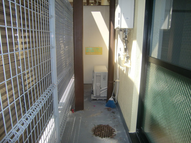 三景マンションのバルコニー