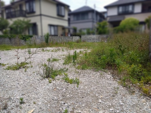 五月丘1丁目　建築条件無し土地の外観