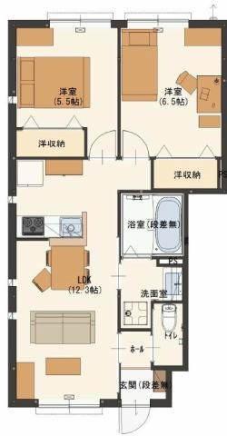 エルメゾン白水の間取り|※間取りが現況と異なる場合は現況を優先します※