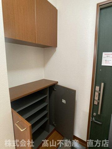 宮若市本城のアパートの収納