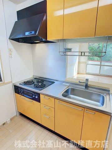 宮若市原田のアパートのキッチン