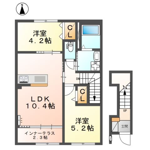 リヴィエール壬生の間取り