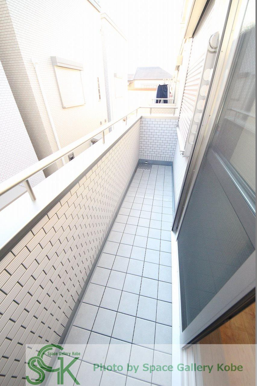 プロスペリテ丸塚　F棟のバルコニー|※お部屋により仕様が異なる場合があります※