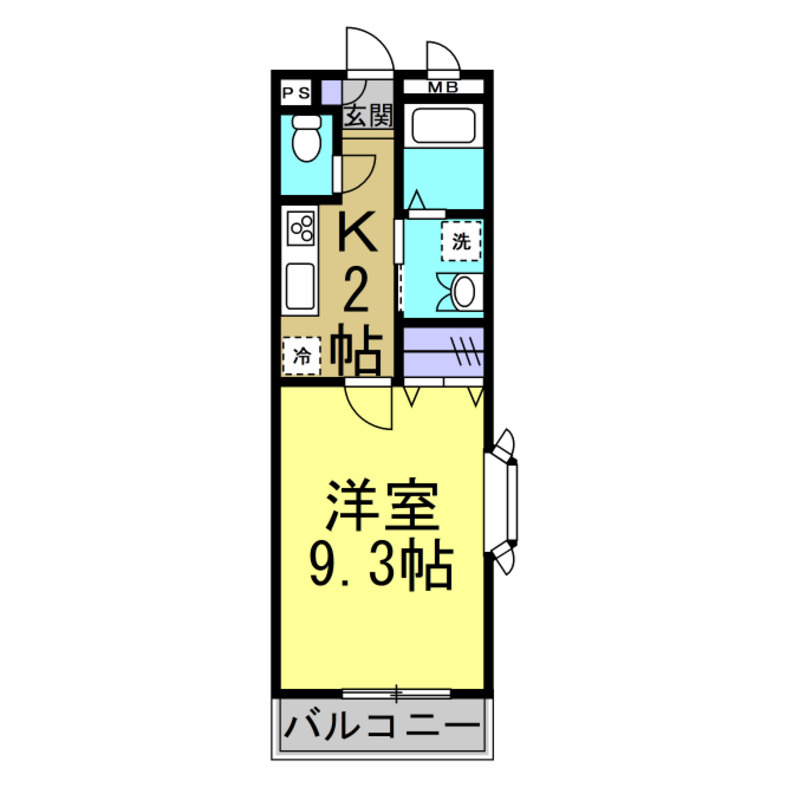 アンプルール リーブルクロワールの間取り