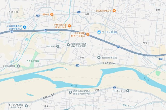 岩出市中島　第3期　新築一戸建ての地図
