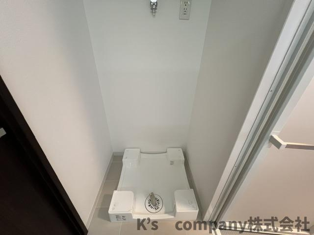藤沢市片瀬海岸2丁目　ライオンズマンション片瀬江ノ島第二のランドリースペース|洗濯機置き場♪