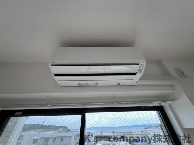 藤沢市片瀬海岸2丁目　ライオンズマンション片瀬江ノ島第二の設備|エアコン付き・新生活に役に立ちます◇