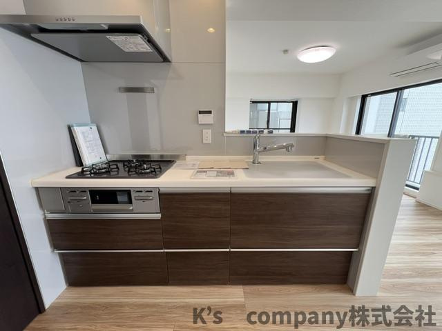 藤沢市片瀬海岸2丁目　ライオンズマンション片瀬江ノ島第二のキッチン|新規交換済みシステムキッチン◇◇