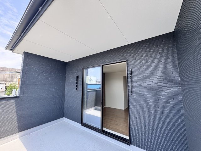 熊本市南区近見７丁目の新築一戸建のバルコニー|2F