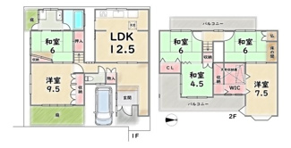 【間取り】 | 山科区西野山中臣町