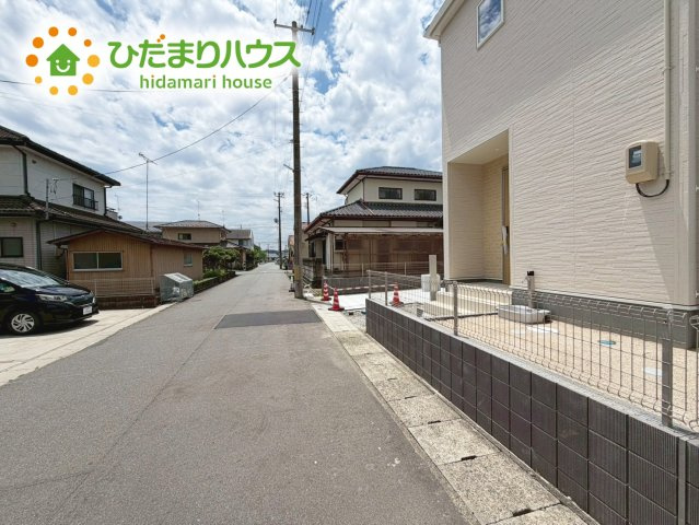 いわき市中岡町1丁目1期　新築戸建　1号棟の前面道路含む現地写真|長期優良住宅は、税金がお安くなります！浮いたお金でプチ贅沢(*^^)v　家族の思い出を増やしましょう♪
