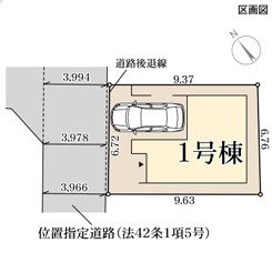 リーブルガーデン西宮市生瀬東5期の区画図