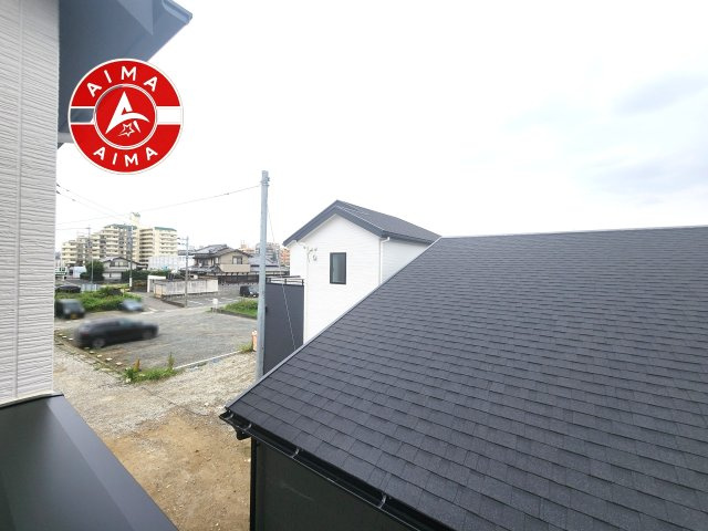 福岡市東区奈多3丁目第1-4棟（3号棟）の展望|窓から緑が見える物件も魅力的です。