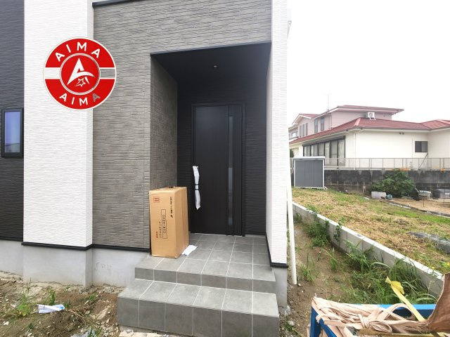 福岡市東区奈多3丁目第1-4棟（3号棟）の外観：施工例|おでかけの時も帰った時も、「我が家」を最初に感じでもらえる素敵な空間に。