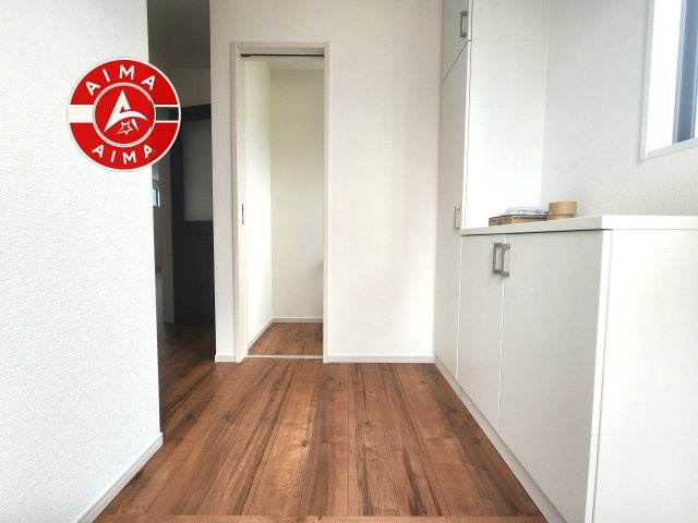 福岡市東区奈多3丁目第1-4棟（3号棟）の内観：施工例|二重ロック採用。毎日の安心を守るしっかり防犯対策。