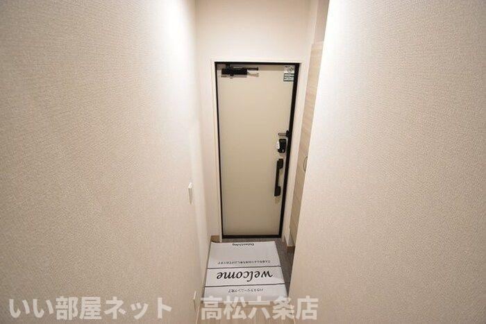 サンエスポアールⅡの玄関
