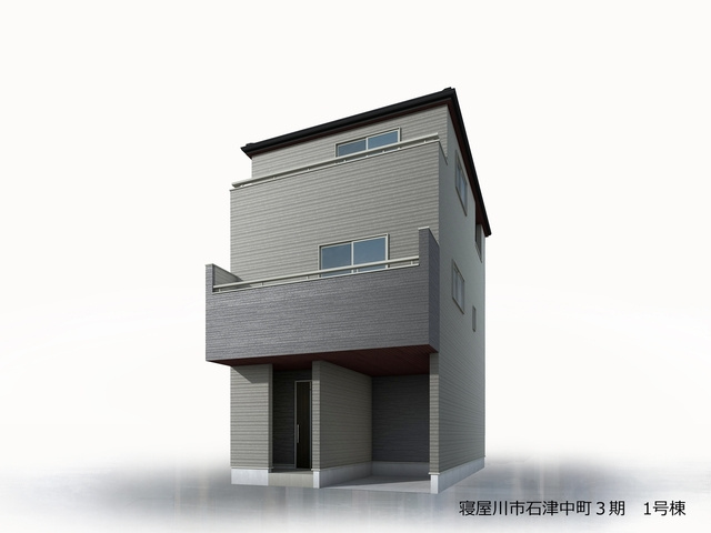 リーブルガーデン寝屋川市石津中町3期の外観パース