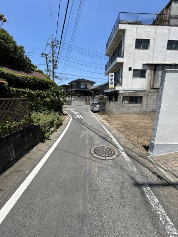 売地　高崎市相生町の前面道路含む現地写真