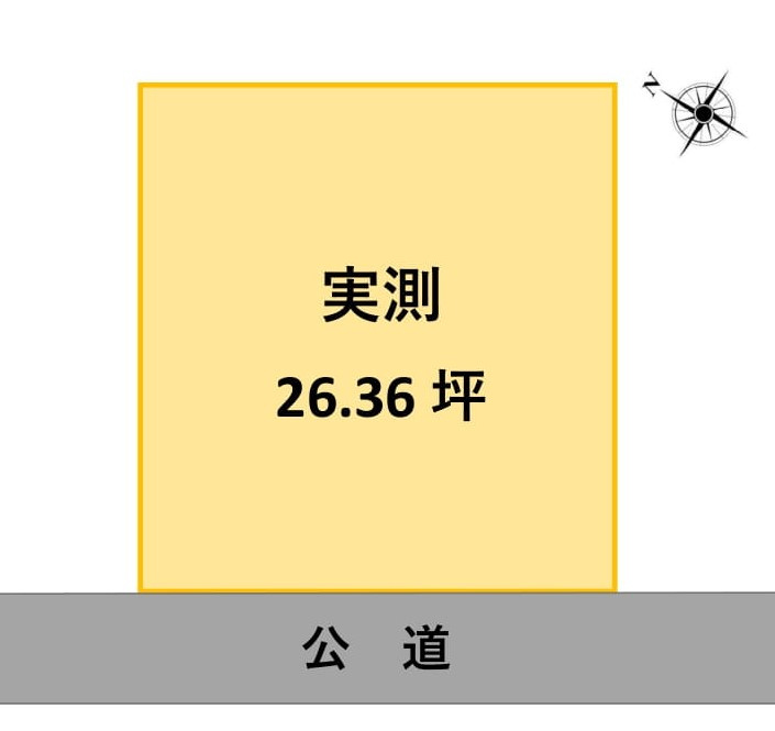 売地　高崎市相生町の土地図