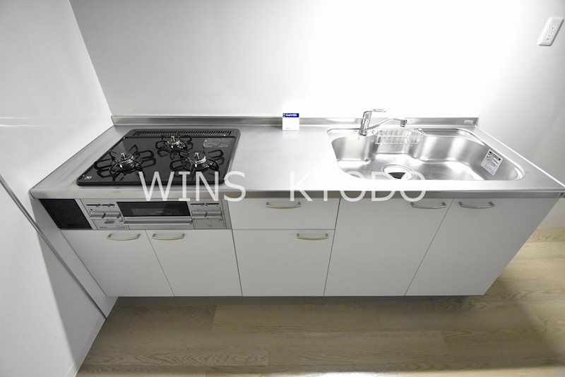 世田谷区砧５丁目の賃貸マンションのキッチン