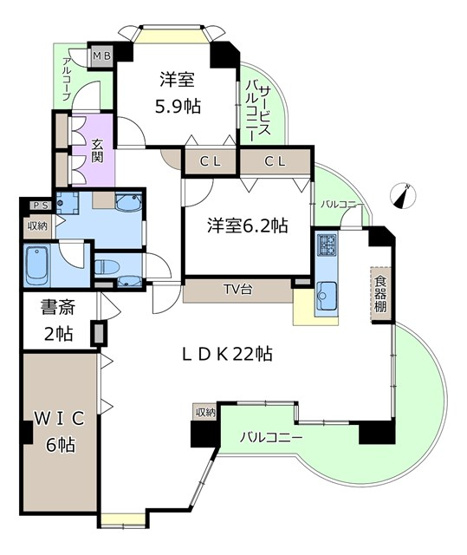 【間取り】 | 新千里北町アーバンライフ | エイブルにて取扱い可能な住宅ローンは、全部で10種類以上！お客様にピッタリの住宅ローンを当社のFPよりご案内させて頂きます。住宅ローンのご相談だけでも、お気軽にご相談下さいませ。