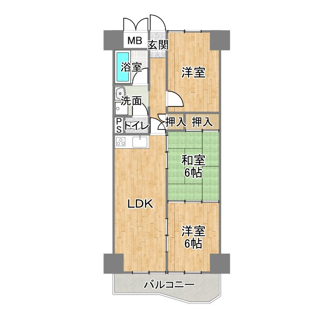 住吉カトレア　中央区住吉二丁目