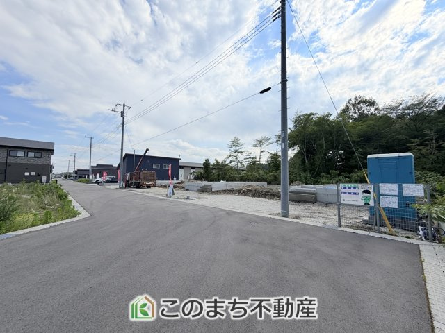 CRADLEGARDEN那須塩原市春日町第2　1号棟の前面道路含む現地写真|前面道路含む現地写真